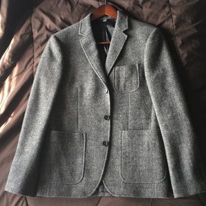 Wool Herringbone Jacket by Vince.